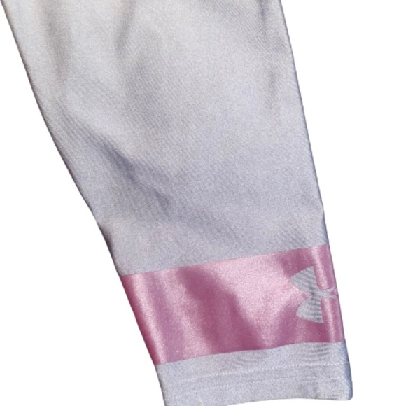 2/$10 Under Armour Boys Youth Size Medium Grey Athletic Leggings - Picture 3 of 7